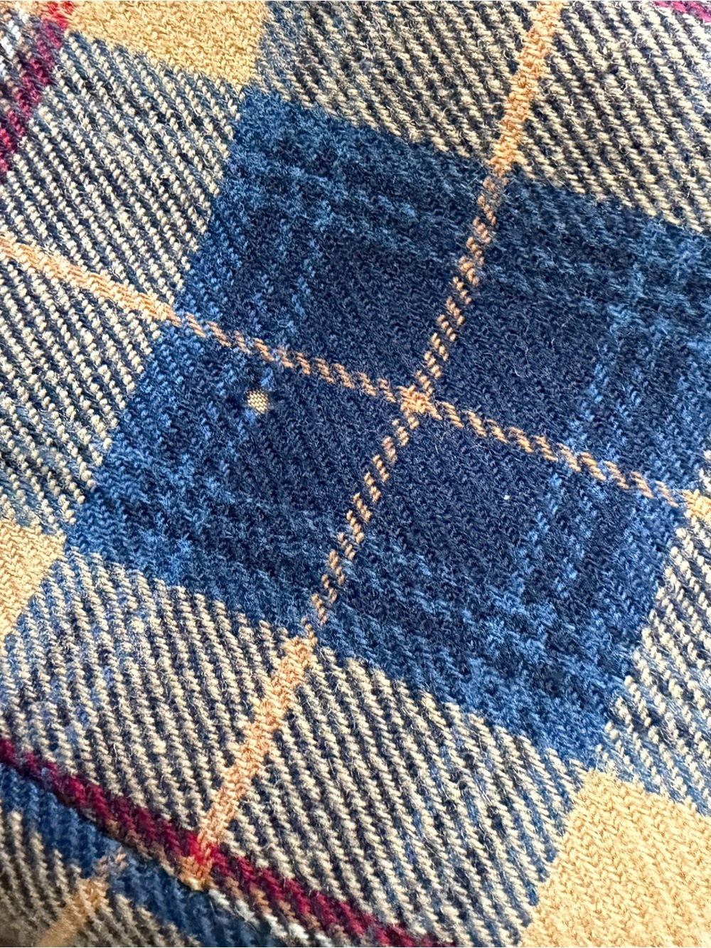 Pendleton Plaid Blazer in Blue, Tan and Red - Picture 2 of 15